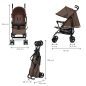 Лятна количка Kinderkraft TIK BROWN