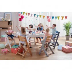 KinderKraft столче за хранене ENOCK чисто сиво – снимка 9