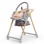 KinderKraft столче за хранене LASTREE сиво