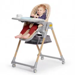 KinderKraft столче за хранене LASTREE дървесно – снимка 9