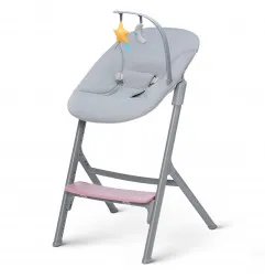 KinderKraft LIVY столче за хранене розово + CALMEE шезлонг – снимка 3