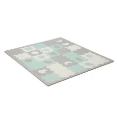KinderKraft LUNO SHAPES мек пъзел мента