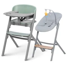 KinderKraft LIVY столче за хранене зелено + CALMEE шезлонг
