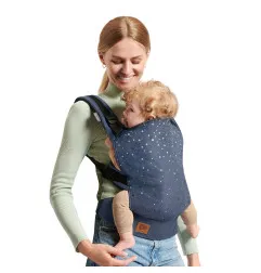 KinderKraft NINO ергономична раница CONFETTI DENIM – снимка 4
