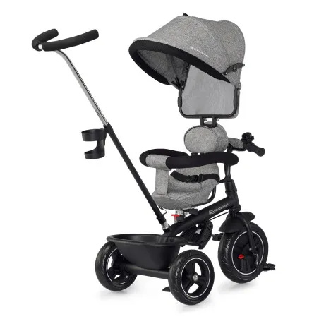 Триколка KinderKraft FREEWAY, Сив меланж
