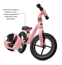 Kinderkraft XPLOIT колело за баланс BUBBLEGUM PINK – снимка 12