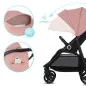 Бебешка количка Kinderkraft Grande Plus, Розова
