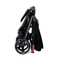 Бебешка количка Kinderkraft Grande Plus, Черна – снимка 4