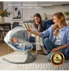 Kinderkraft люлка LUMI 2 dark grey – снимка 3