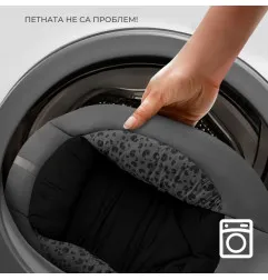 Kinderkraft люлка LUMI 2 dark grey – снимка 7