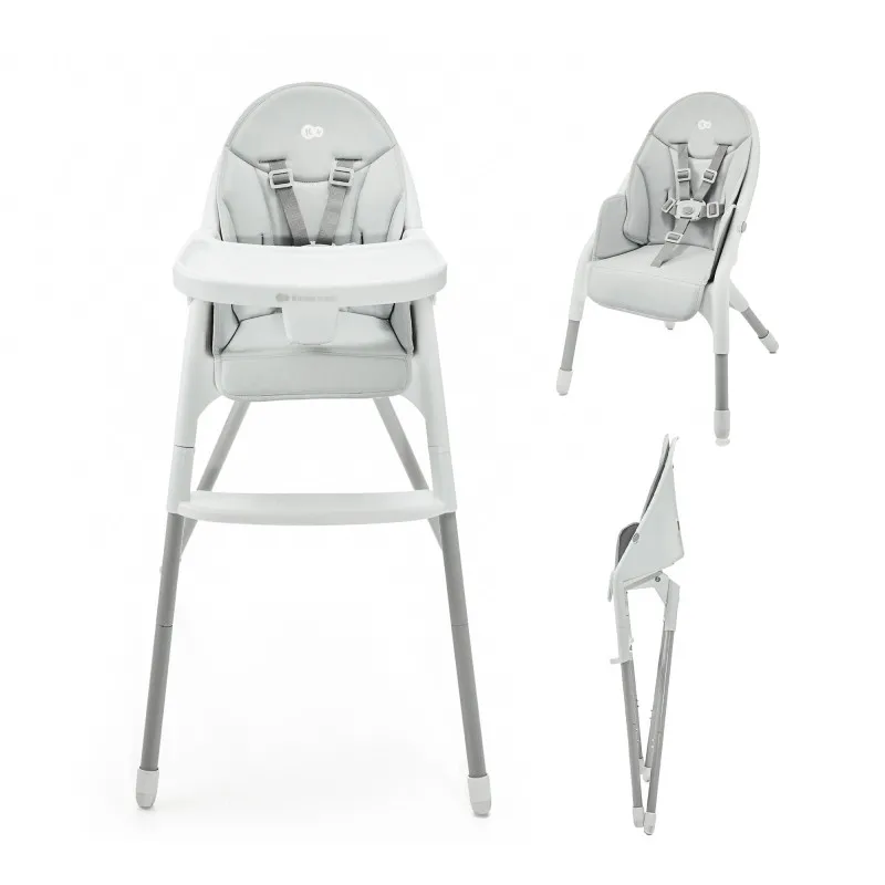 Kinderkraft DINNLY столче за хранене GREY