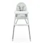 Kinderkraft DINNLY столче за хранене GREY