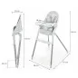 Kinderkraft DINNLY столче за хранене GREY
