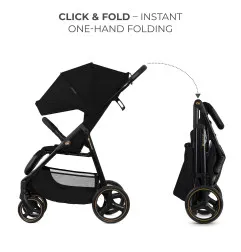 Kinderkraft TRIG 3 бебешка количка ONYX BLACK
