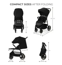 Kinderkraft TRIG 3 бебешка количка ONYX BLACK – снимка 9