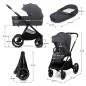 KinderKraft бебешка количка 2в1 NEA 2.0 DEEP GREY