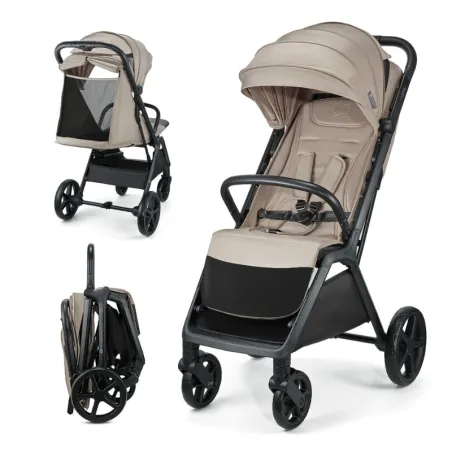 Комбинирана количка Kinderkraft Loom, LINEN BEIGE