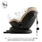 Kinderkraft XPEDITION 3 столче за кола i-Size BEIGE