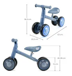 Kinderkraft CUTIE FLASH колело за баланс BLUE – снимка 10
