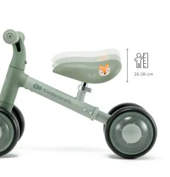 Kinderkraft CUTIE FLASH колело за баланс GREEN – снимка 6