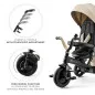 KinderKraft EASYTWIST бежова триколка