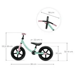 Kinderkraft колело за баланс 2WAY NEXT OFFROAD CANDY MINT – снимка 8