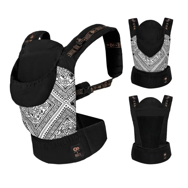 Kinderkraft HUGGY ергономична раница BIZUU lunar black