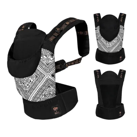 Kinderkraft HUGGY ергономична раница BIZUU lunar black