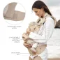 Kinderkraft HUGGY ергономична раница BIZUU dune whisper