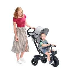 KinderKraft AVEO LIGHT GREY триколка – снимка 6