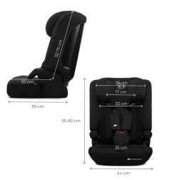 Kinderkraft I-COMFY i-Size столче за кола BLACK – снимка 3
