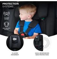 Kinderkraft SAFETY FIX 2 столче за кола BLACK – снимка 4
