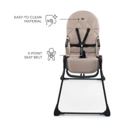 Kinderkraft BINCI столче за хранене BEIGE – снимка 5