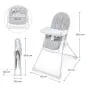Kinderkraft BINCI столче за хранене LIGHT GREY