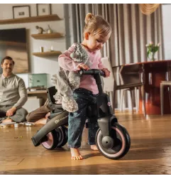 KinderKraft JAZZ 3 сгъваема триколка БЕЖОВА – снимка 5