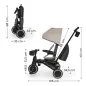 KinderKraft JAZZ 3 сгъваема триколка БЕЖОВА