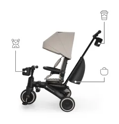 KinderKraft JAZZ 3 сгъваема триколка БЕЖОВА – снимка 20