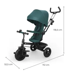 KinderKraft ASTON 2 PLUS триколка ЗЕЛЕНА – снимка 7
