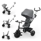 KinderKraft ASTON 2 PLUS триколка СИВА