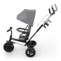 KinderKraft ASTON 2 PLUS триколка СИВА