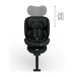 KinderKraft I-360 2 PLUS столче за кола ЧЕРНО – снимка 9