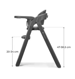 Kinderkraft TINO столче за хранене GRAY – снимка 5