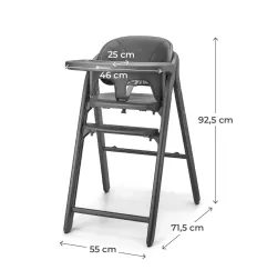 Kinderkraft TINO столче за хранене GRAY – снимка 7
