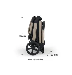 Kinderkraft NUBI 3 бебешка количка SAND BEIGE – снимка 4