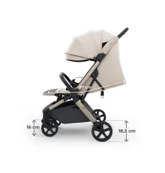 Kinderkraft NUBI 3 бебешка количка SAND BEIGE – снимка 5