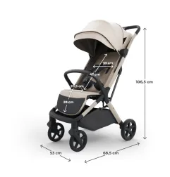 Kinderkraft NUBI 3 бебешка количка SAND BEIGE – снимка 6