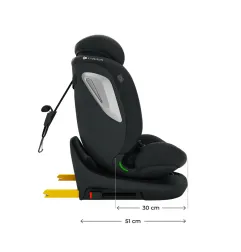 Kinderkraft I-Grow 2 PLUS столче за кола 40-150 cm BLACK – снимка 14