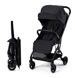 Бебешка количка Kinderkraft INDY 3, COAL BLACK