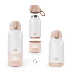 Термос за подгряване на мляко Kinderkraft GAJA 2в1 BEIGE