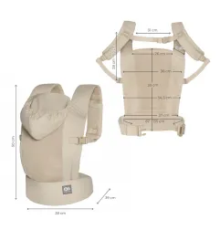 Kinderkraft CARRYBEE ергономична раница BEIGE – снимка 9